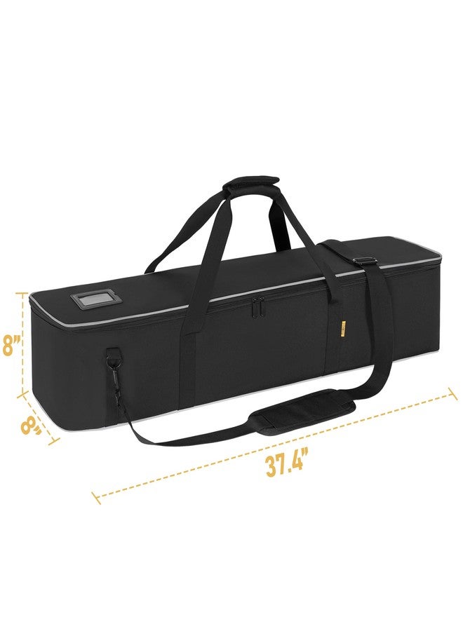 ITHWIU Multifunctional Tripod Bag 36.5 X 7 X 7 Inches / 93 X 18 X 18 cm Heavy Duty Tripod Carrying Case with Handle for Lights, Speakers, Cameras, Booms, Microphone Stands, Black - Image 3
